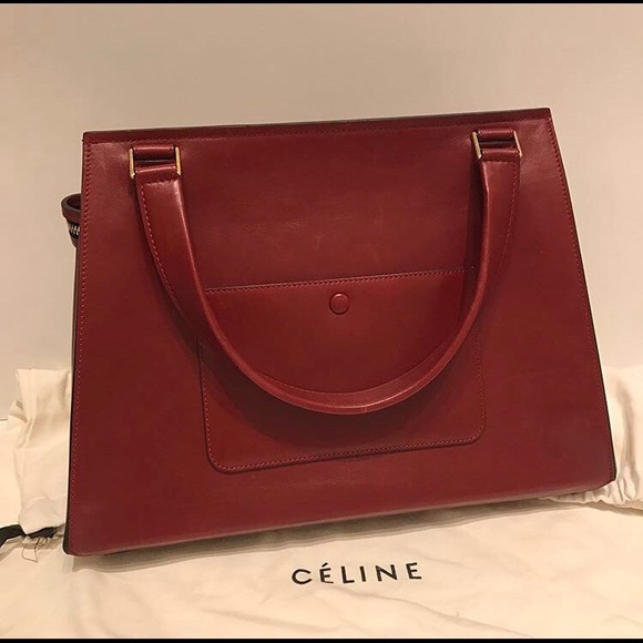 Celine medium Edge in burgundy. - Picture 2 of 6